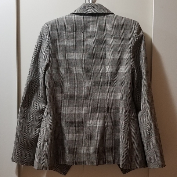 Double Breasted Check Blazer - Picture 2 of 5